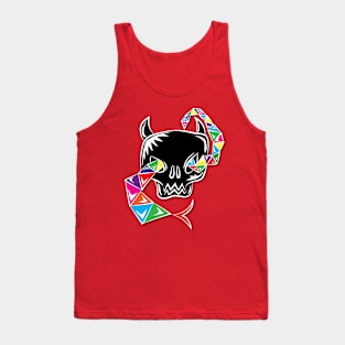 Skull with Snake Tank Top